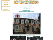 Tablet Screenshot of bostoncopperworks.com